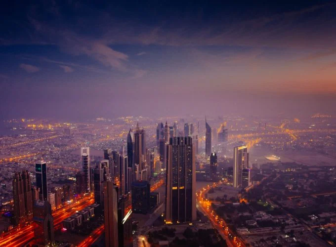 dubai night view