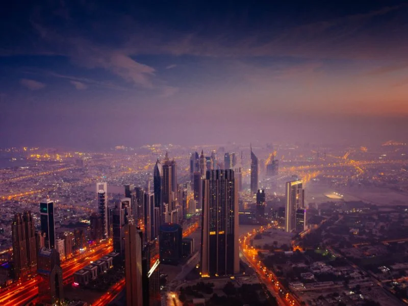 dubai night view